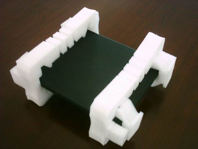 筆記本珍珠棉型材包裝樣品